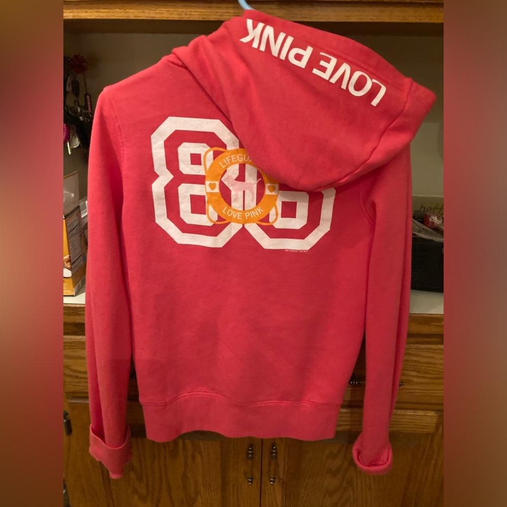 Vintage Victorias Secret 86 my Favorite Sweats hoodie lifeguard  medium.